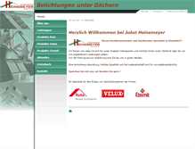 Tablet Screenshot of dachfenster-duesseldorf.de